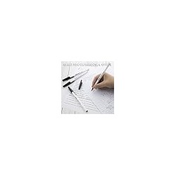 BAZIC Nova Blue Color Stick Pen (12/Pack)