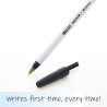 BAZIC Nova Blue Color Stick Pen (12/Pack)