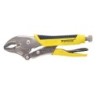 9" Curved Jaw Locking Pliers, Yellow and Black