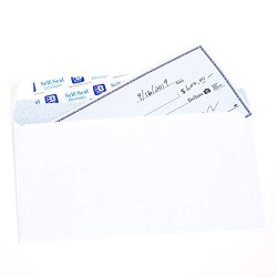 BAZIC Self Seal White Envelope 4 1/8" x 9 1/2" #10, No Window Mailing Envelopes, Peel & Seal Mailer for Business Invoice Check (