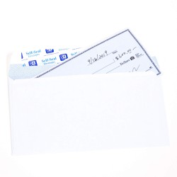 BAZIC Self Seal White Envelope 4 1/8" x 9 1/2" #10, No Window Mailing Envelopes, Peel & Seal Mailer for Business Invoice Check (