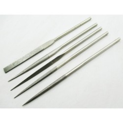 5 Pcs Mini Diamond Needle File Set Metal Glass Stone Wood Craft