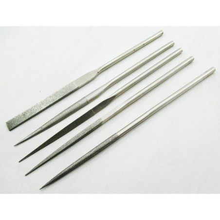 5 Pcs Mini Diamond Needle File Set Metal Glass Stone Wood Craft