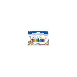 BAZIC 24 Mini Color Pencil, Assorted Colors Pencils Set, Smooth Soft Core, Ideal Coloring Drawing for Painting Coloring Sketchin
