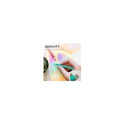 BAZIC 24 Mini Color Pencil, Assorted Colors Pencils Set, Smooth Soft Core, Ideal Coloring Drawing for Painting Coloring Sketchin