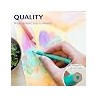 BAZIC 24 Mini Color Pencil, Assorted Colors Pencils Set, Smooth Soft Core, Ideal Coloring Drawing for Painting Coloring Sketchin