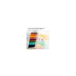 BAZIC 24 Mini Color Pencil, Assorted Colors Pencils Set, Smooth Soft Core, Ideal Coloring Drawing for Painting Coloring Sketchin