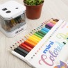 BAZIC 24 Mini Color Pencil, Assorted Colors Pencils Set, Smooth Soft Core, Ideal Coloring Drawing for Painting Coloring Sketchin
