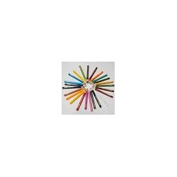 BAZIC 24 Mini Color Pencil, Assorted Colors Pencils Set, Smooth Soft Core, Ideal Coloring Drawing for Painting Coloring Sketchin