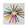 BAZIC 24 Mini Color Pencil, Assorted Colors Pencils Set, Smooth Soft Core, Ideal Coloring Drawing for Painting Coloring Sketchin