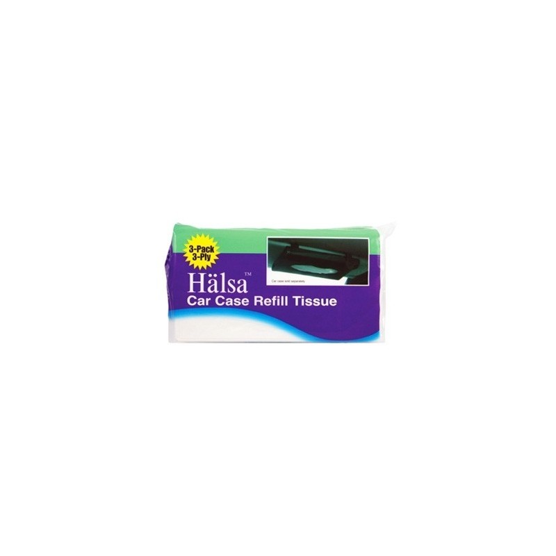 3/pack Halsa TS3 Auto Visor Refills Thin Soft Napkins Wipes Tissue