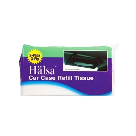 3/pack Halsa TS3 Auto Visor Refills Thin Soft Napkins Wipes Tissue