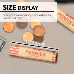 BAZIC Penny Coin Wrappers (36/Pack)