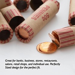 BAZIC Penny Coin Wrappers (36/Pack)