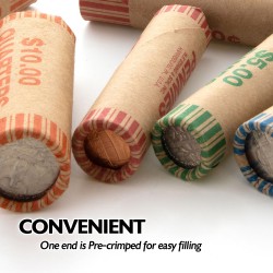 BAZIC Penny Coin Wrappers (36/Pack)