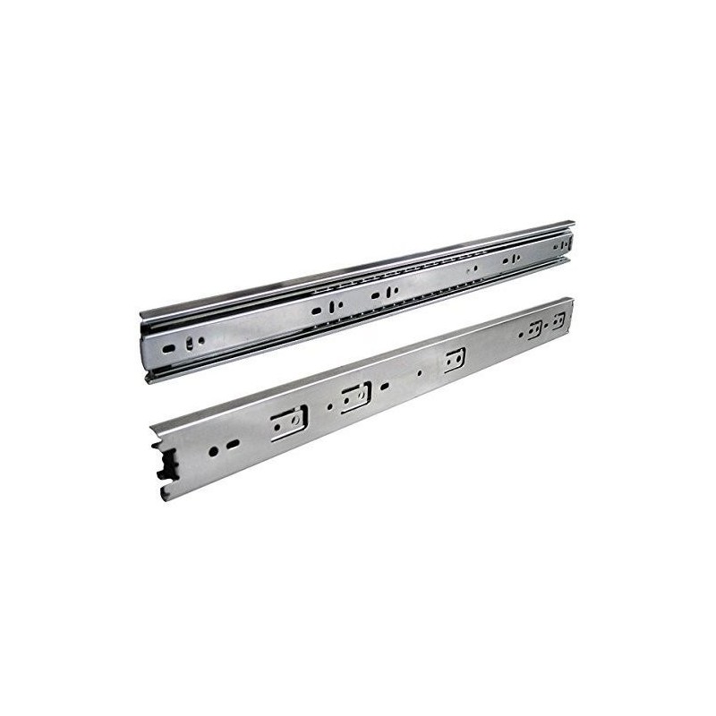 Pair of 18 inches Length Heavy duty Drawer Slides Full Extension Ball Bearing 100 LB per Pair