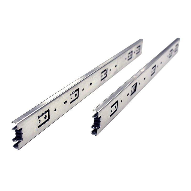 Pair of Heavy Duty Smooth 3-Folds Drawer Slides