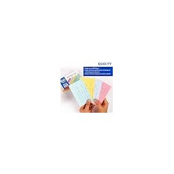 Fully colored ruled index cards in assorted colors, Whole card is colored, Ruled front, Plain back, Note card