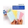 Fully colored ruled index cards in assorted colors, Whole card is colored, Ruled front, Plain back, Note card