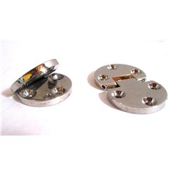 2 pcs/set Mini Zinc Alloy cabinet hinges for small box lid & cabinet / case door