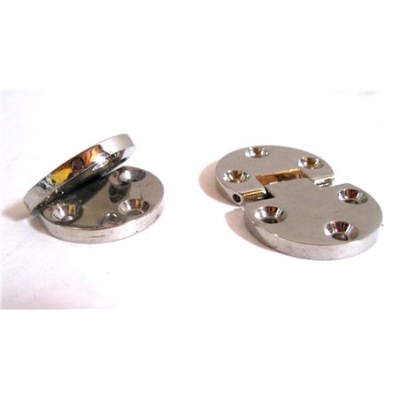 2 pcs/set Mini Zinc Alloy cabinet hinges for small box lid & cabinet / case door