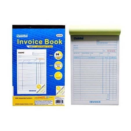 3-Part 30 Sets Carbonless Sales Invoice Book