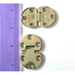 2 pcs/set Mini Zinc Alloy cabinet hinges for small box lid & cabinet / case door