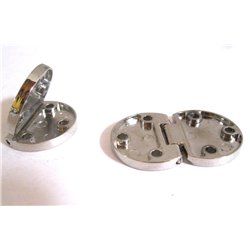 2 pcs/set Mini Zinc Alloy cabinet hinges for small box lid & cabinet / case door