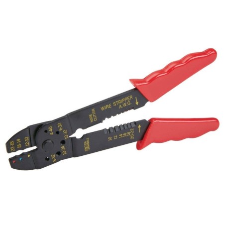 8 Inches 4-Way Wire Crimper/Stripper Tool Wire/Cable Coat Removal Pile