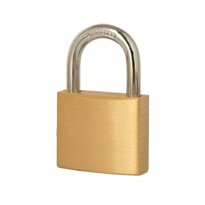 48mm brass coated padlock