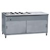 Cafe Insulation divide food machine Keep Warming Metal Desk