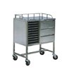 Records/Ward-visit Trolley Files Storage Cart