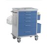 Steel with plastic coated rescue tools cart