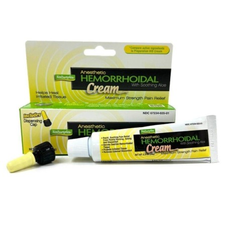 Natureplex Hemorrhoidal Cream 0.9 oz – Phenylephrine 0.25% & Pramoxine 1% Anesthetic Blend to Help Relieve Itching, Burning & So