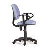 Fabric seat PVC shell Clerk Office Chair with wheels