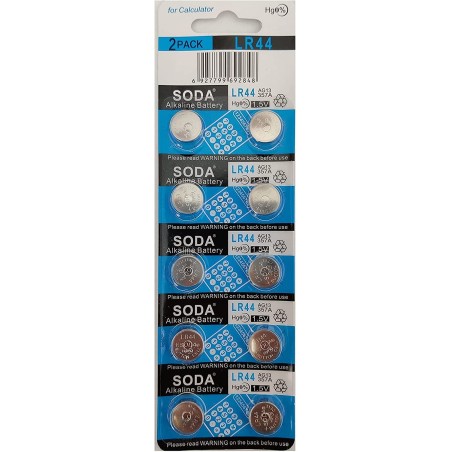10 per pack AG13 LR44H 357A 1.5V Alkaline batteries