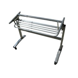 Movable Steel Desk Stand, Replacement Part For 4 Ft Length Table Top
