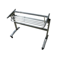 Movable Steel Desk Stand, Replacement Part For 4 Ft Length Table Top