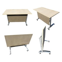 Movable Steel Desk Stand, Replacement Part For 4 Ft Length Table Top