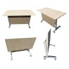 Movable Steel Desk Stand, Replacement Part For 4 Ft Length Table Top