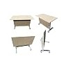 Movable Steel Desk Stand, Replacement Part For 4 Ft Length Table Top