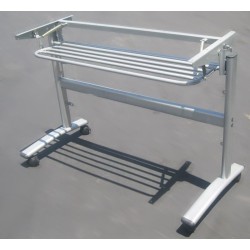 Movable Steel Desk Stand, Replacement Part For 4 Ft Length Table Top