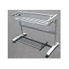 Movable Steel Desk Stand, Replacement Part For 4 Ft Length Table Top