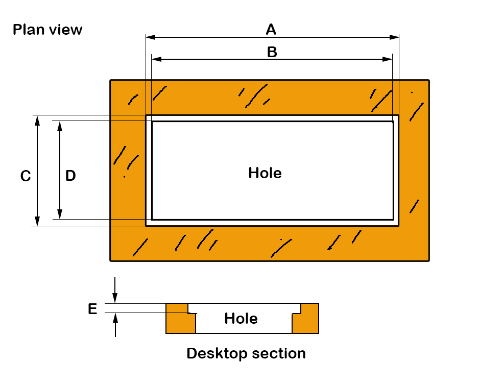 power cable-box drawing